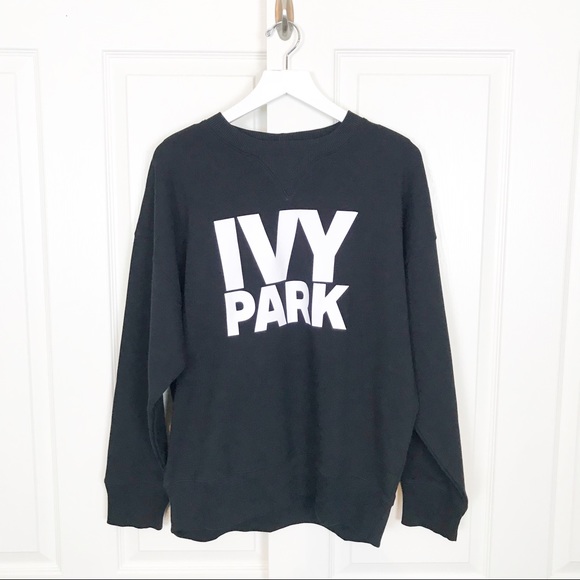 IVY PARK Tops - IVY PARK Black Logo Crewneck Sweatshirt